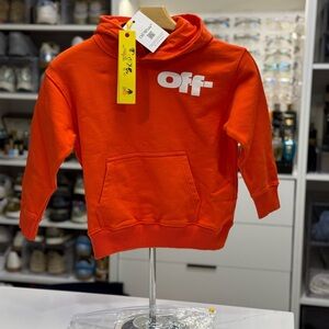 Off-White Kids Orange Hoodie - New w/tags - Size 4